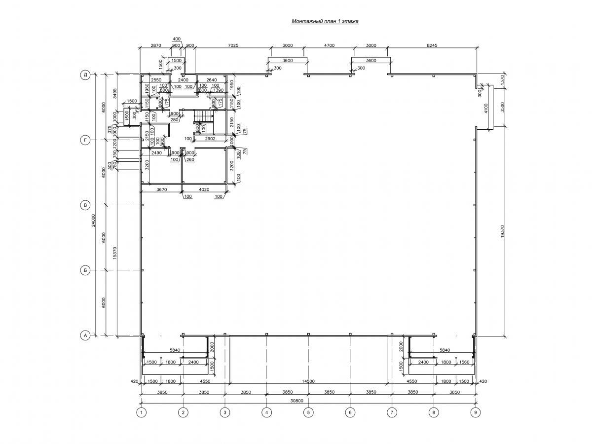 Планировка Магазин из сэндвич-панелей -  фото 3