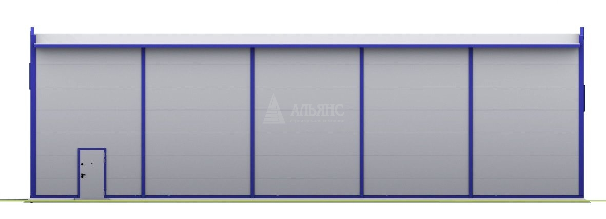 3D визуализация Проект СТО из сэндвич-панелей - фото 13